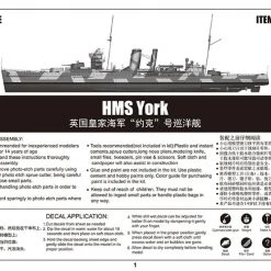 05351 | Trumpeter 1/350 HMS York Heavy Cruiser Plastic Model Kit 11 05351 | Trumpeter 1/350 HMS York Heavy Cruiser Plastic Model Kit -Trumpeter Sales Shop TRU 05351 05 1200x800 1