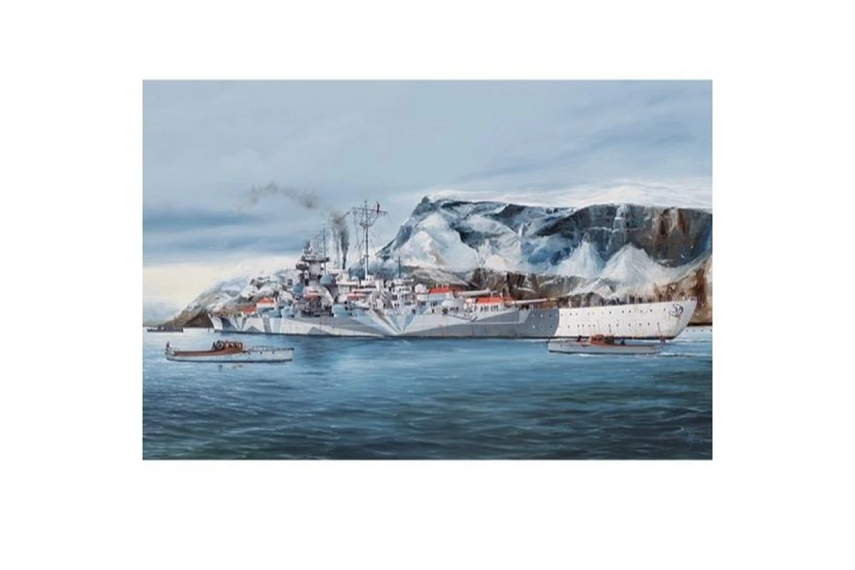 05359 | Trumpeter 1/350 German Tirpitz Battleship Scaled Plastic Model Kit 4 05359 | Trumpeter 1/350 German Tirpitz Battleship Scaled Plastic Model Kit - Image 2