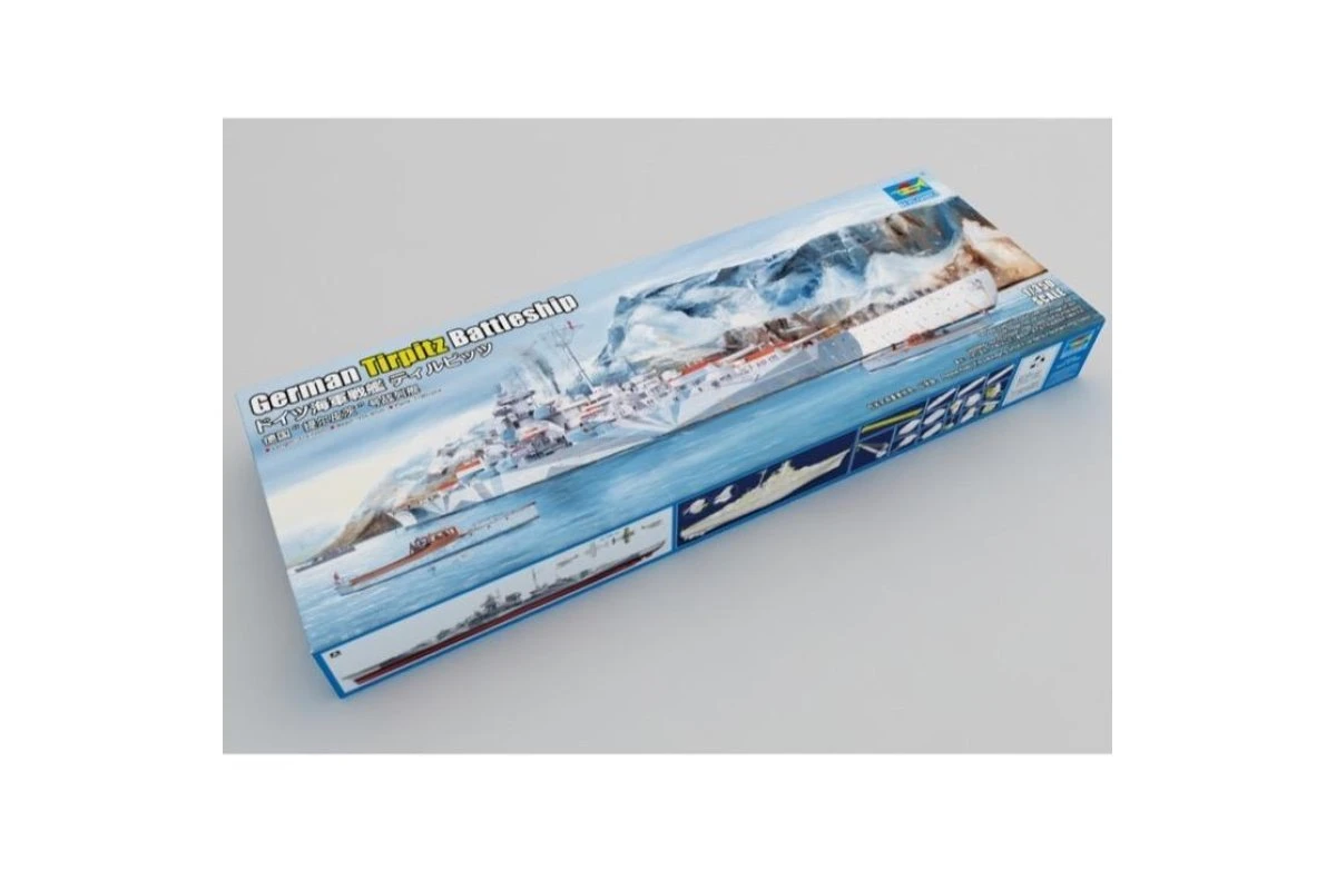 05359 | Trumpeter 1/350 German Tirpitz Battleship Scaled Plastic Model Kit 5 05359 | Trumpeter 1/350 German Tirpitz Battleship Scaled Plastic Model Kit - Image 3