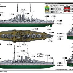 05364 | Trumpeter 1/350 SMS Viribus Unitis Battleship Plastic Model Kit -Trumpeter Sales Shop TRU 05364 08 1200x800 1