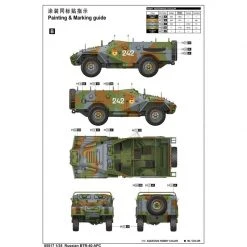 05517 | Trumpeter 1/35 Russian BTR-40 Armoured Personnel Carrie Scaled Plastic Model Kit -Trumpeter Sales Shop TRU 05517 54 1200x800 1