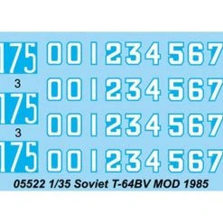 05522 | Trumpeter 1/35 Soviet 1985 T-64BV Tank Scaled Plastic Model Kit -Trumpeter Sales Shop TRU 05522 54 1200x800 1