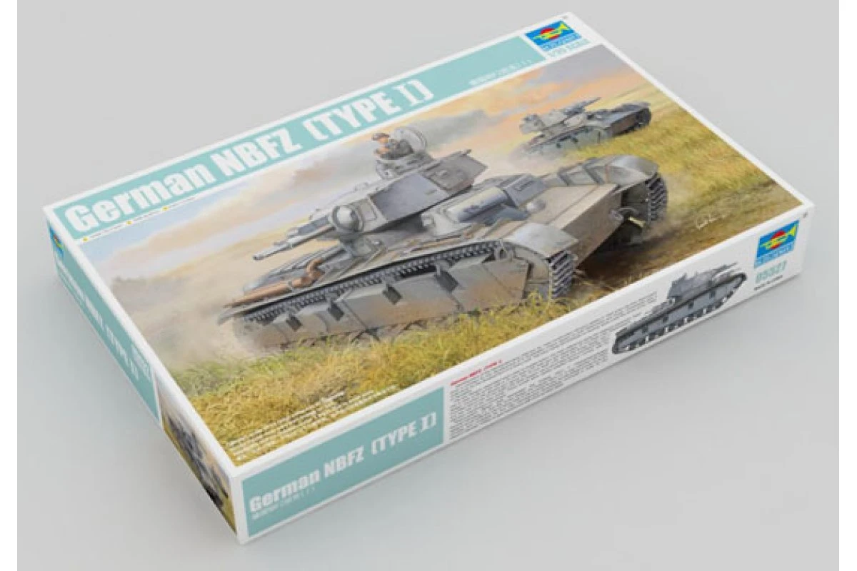 05527 | Trumpeter 1/35 German NBFZ (Type 1) Heavy Tank Scaled Plastic Model Kit 5 05527 | Trumpeter 1/35 German NBFZ (Type 1) Heavy Tank Scaled Plastic Model Kit - Image 3