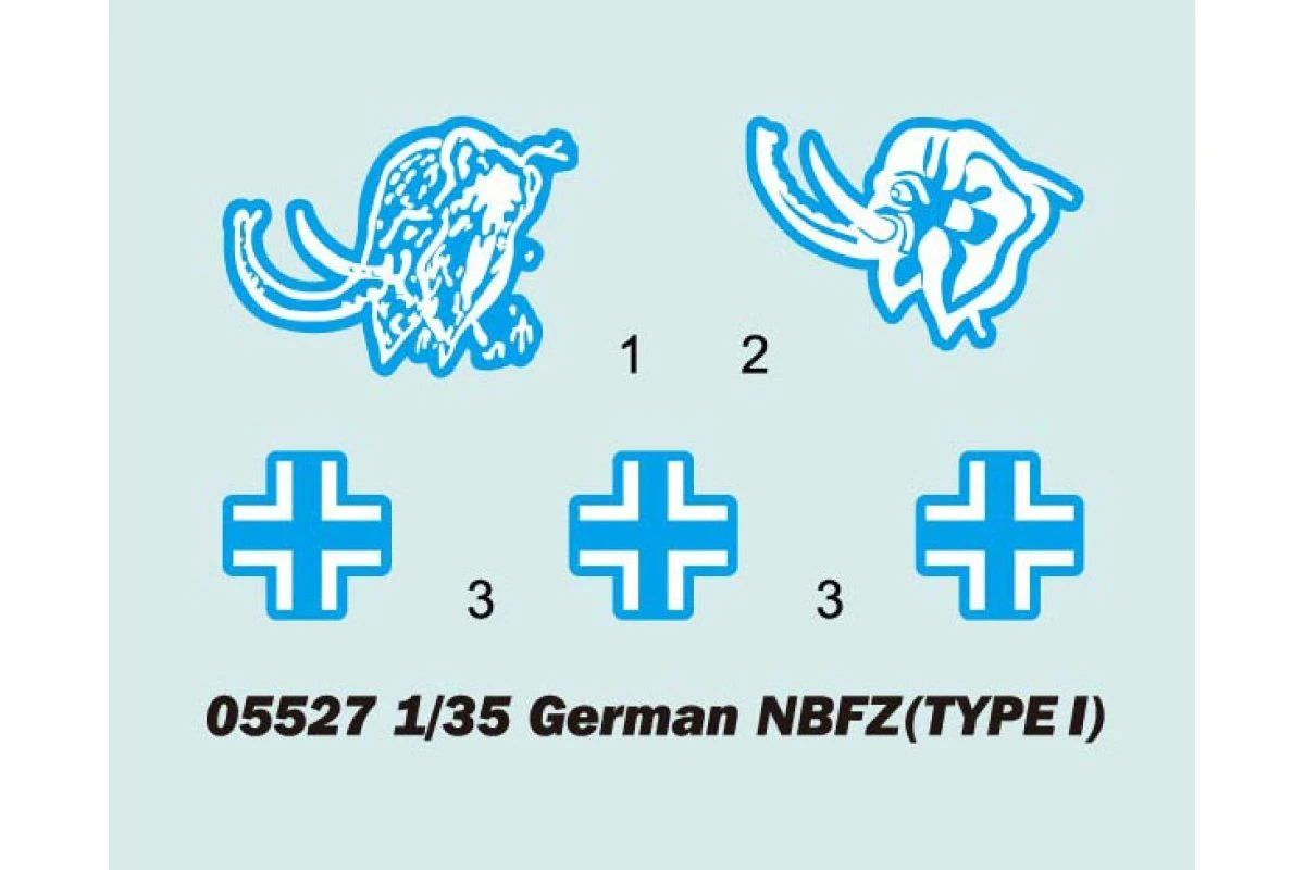 05527 | Trumpeter 1/35 German NBFZ (Type 1) Heavy Tank Scaled Plastic Model Kit 19 05527 | Trumpeter 1/35 German NBFZ (Type 1) Heavy Tank Scaled Plastic Model Kit - Image 17