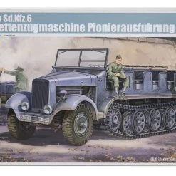 05530 | Trumpeter 1/35 German Sd.Kfz.6 Ausfuhrung Pioneer Half-track Scaled Plastic Model Kit