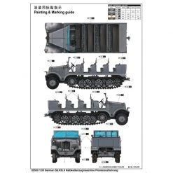 05530 | Trumpeter 1/35 German Sd.Kfz.6 Ausfuhrung Pioneer Half-track Scaled Plastic Model Kit -Trumpeter Sales Shop TRU 05530 63 1200x800 1