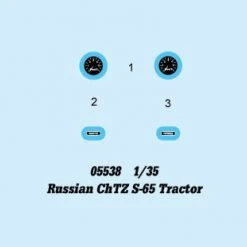 05538 | Trumpeter 1/35 Russian ChTZ S-65 Artillery Tractor Scaled Plastic Model Kit -Trumpeter Sales Shop TRU 05538 55 1200x800 1