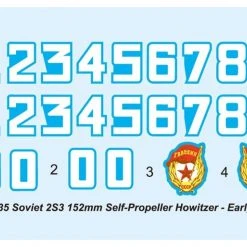 05543 | Trumpeter 1/35 Soviet 2S3 152mm Self-Propelled Gun Scaled Plastic Model Kit -Trumpeter Sales Shop TRU 05543 53 1200x800 1