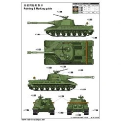 05544 | Trumpeter 1/35 Soviet Object 268 Prototype Tank Destroyer Scaled Plastic Model Kit -Trumpeter Sales Shop TRU 05544 61 1200x800 1