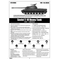 05545 | Trumpeter 1/35 Soviet T-10 Heavy Tank Scaled Plastic Model Kit -Trumpeter Sales Shop TRU 05545 53 1200x800 1