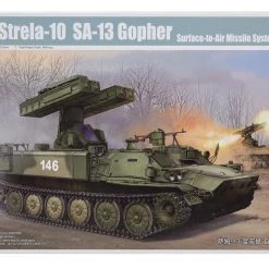 05554 | Trumpeter 1/35 9K35 Strela-10 SA-13 Gopher Surface To Air Missile System Scaled Plastic Model Kit