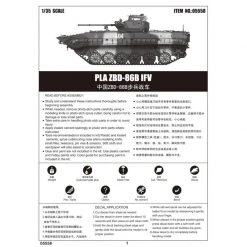 05558 | Trumpeter 1/35 PLA ZBD-86B Infantry Fighting Tank Scaled Plastic Model Kit -Trumpeter Sales Shop TRU 05558 52 1200x800 1