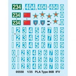 05558 | Trumpeter 1/35 PLA ZBD-86B Infantry Fighting Tank Scaled Plastic Model Kit -Trumpeter Sales Shop TRU 05558 59 1200x800 1