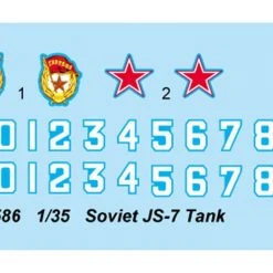 05586 | Trumpeter 1/35 Soviet JS-7 Heavy Tank Scaled Plastic Model Kit -Trumpeter Sales Shop TRU 05586 54 1200x800 1
