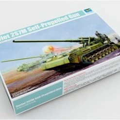05592 | Trumpeter 1/35 Soviet 2S7m Self-Propelled Gun Scaled Plastic Model Kit -Trumpeter Sales Shop TRU 05592 52 1200x800 1