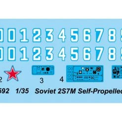 05592 | Trumpeter 1/35 Soviet 2S7m Self-Propelled Gun Scaled Plastic Model Kit -Trumpeter Sales Shop TRU 05592 53 1200x800 1