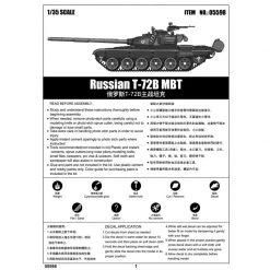 05598 | Trumpeter 1/35 Russian T-72b Main Battle Tank Scaled Plastic Model Kit -Trumpeter Sales Shop TRU 05598 55 1200x800 1