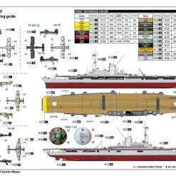 05633 | Trumpeter 1/350 Weser Aircraft Carrier Plastic Model Kit -Trumpeter Sales Shop TRU 05633 3 1200x800 1