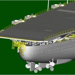 05633 | Trumpeter 1/350 Weser Aircraft Carrier Plastic Model Kit -Trumpeter Sales Shop TRU 05633 5 1200x800 1