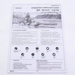 05712 | Trumpeter 1/700 German Tirpitz 1944 Battleship Plastic Model Kit -Trumpeter Sales Shop TRU 05712 54 1200x800 1
