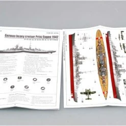 05766 | Trumpeter 1/700 German Prinz Eugen 1942 Heavy Cruiser Plastic Model Kit -Trumpeter Sales Shop TRU 05766 54 1200x800 1