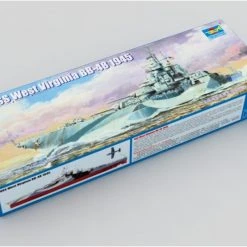 05772 | Trumpeter 1/700 USS West Virginia BB-48 1945 Battleship Plastic Model Kit -Trumpeter Sales Shop TRU 05772 61 1200x800 1