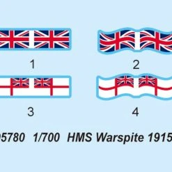 05780 | Trumpeter 1/700 HMS Warspite 1915 Battleship Plastic Model Kit -Trumpeter Sales Shop TRU 05780 58 1200x800 1
