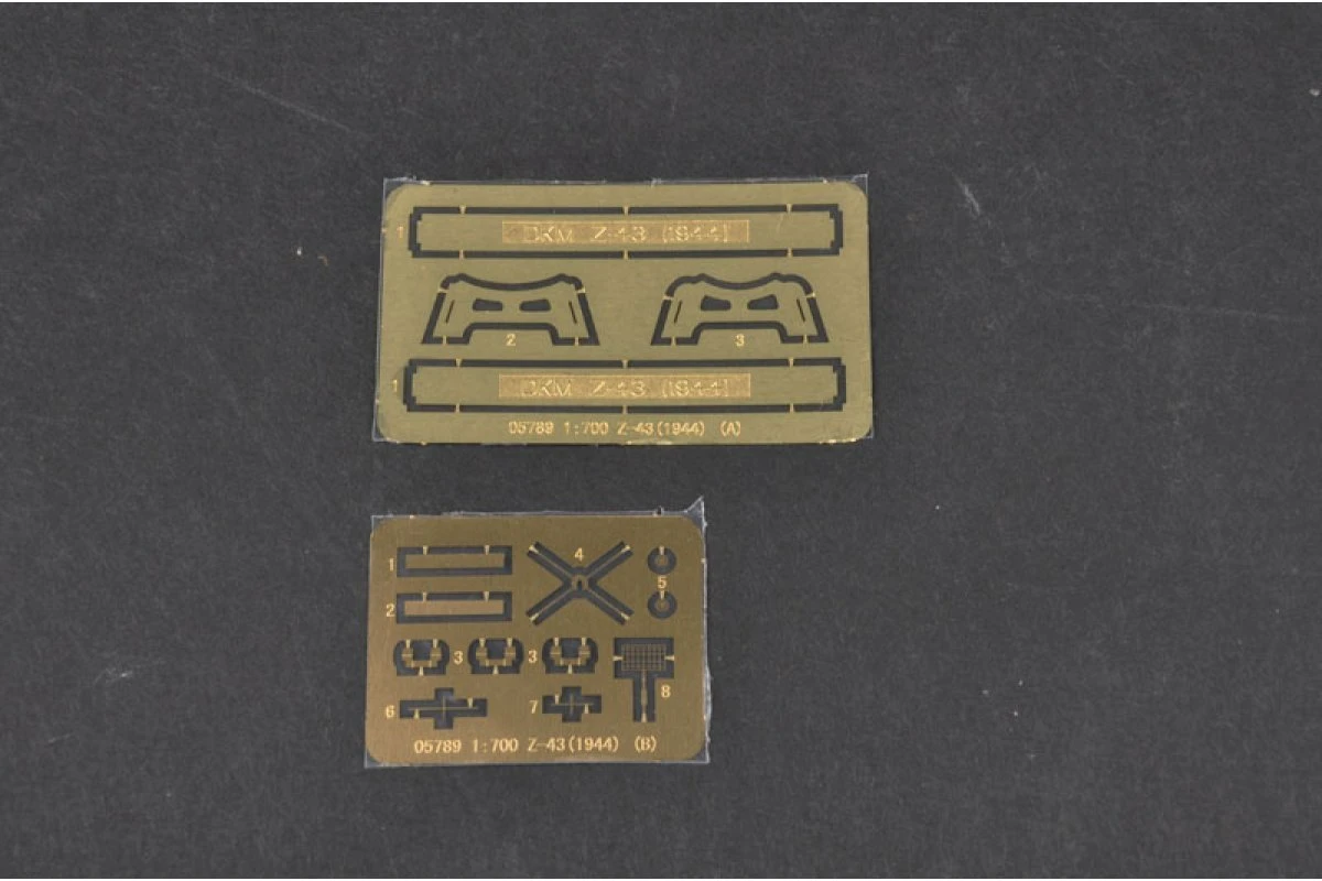 05789 | Trumpeter 1/700 German Zerstorer Z-43 1944 Destroyer Plastic Model Kit 7 05789 | Trumpeter 1/700 German Zerstorer Z-43 1944 Destroyer Plastic Model Kit - Image 5