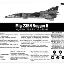 05801 | Trumpeter 1/48 Mig-23BN Flogger H Jet Scaled Plastic Model Kit -Trumpeter Sales Shop TRU 05801 54 1200x800 1