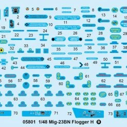 05801 | Trumpeter 1/48 Mig-23BN Flogger H Jet Scaled Plastic Model Kit -Trumpeter Sales Shop TRU 05801 60 1200x800 1