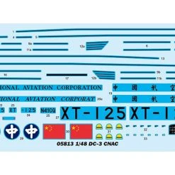 05813 | Trumpeter 1/48 CNAC N41CQ Douglas DC-3 Transport Plane Scaled Plastic Model Kit -Trumpeter Sales Shop TRU 05813 02 1200x800 1