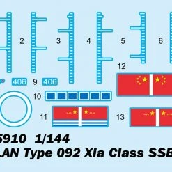 05910 | Trumpeter 1/144 Plan Type 092 XIA Class SSBN Chinese Navy Submarine Scaled Plastic Model Kit 11 05910 | Trumpeter 1/144 Plan Type 092 XIA Class SSBN Chinese Navy Submarine Scaled Plastic Model Kit -Trumpeter Sales Shop TRU 05910 02 1200x800 1