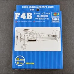 06283 | Trumpeter 1/350 Boeing P-12/F4B Fighter Aircraft Set (12Pcs) Scaled Plastic Model Kit