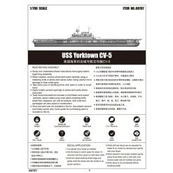 06707 | Trumpeter 1/700 USS Yorktown CV-5 Aircraft Carrier Plastic Model Kit -Trumpeter Sales Shop TRU 06707 53 1200x800 1