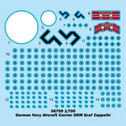 06709 | Trumpeter 1/700 German DKM Graf Zeppelin Aircraft Carrier Plastic Model Kit -Trumpeter Sales Shop TRU 06709 53 1200x800 1