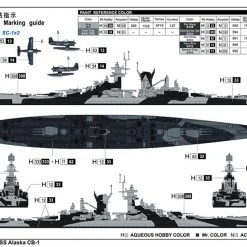 06738 | Trumpeter 1/700 USS Alaska CB-1 Battlecruiser Scaled Plastic Model Kit -Trumpeter Sales Shop TRU 06738 03 1200x800 1