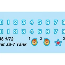 07136 | Trumpeter 1/72 Soviet JS-7 Tank Scaled Plastic Model Kit -Trumpeter Sales Shop TRU 07136 53 1200x800 1