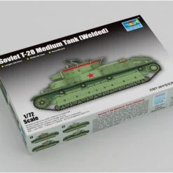 07150 | Trumpeter 1/72 Soviet T-28 Medium (Welded) Tank Scaled Plastic Model Kit -Trumpeter Sales Shop TRU 07150 56 1200x800 1