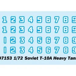 07153 | Trumpeter 1/72 Soviet Army T-10A Heavy Tank Scaled Plastic Model Kit -Trumpeter Sales Shop TRU 07153 02 1200x800 1