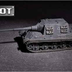 07165 | Trumpeter 1/72 German JagdTiger W/ 128mm Pak 44L-61 Tank Scaled Plastic Model Kit