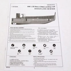 07213 | Trumpeter 1/72 USN WWII LCN 3 Vehicle Landing Craft Plastic Model Kit -Trumpeter Sales Shop TRU 07213 55 1200x800 1