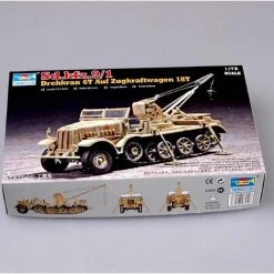 07251 | Trumpeter 1/72 German Sd.Kfz.9/1 6 Ton Crane Half-track Scaled Plastic Model Kit -Trumpeter Sales Shop TRU 07251 52 1200x800 1