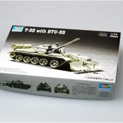 07284 | Trumpeter 1/72 T-55 Tank W/ BTU-55 Scaled Plastic Model Kit -Trumpeter Sales Shop TRU 07284 53 1200x800 1
