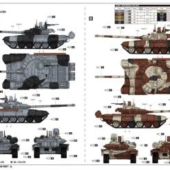 09510 | Trumpeter 1/35 Russian T-72B3M Main Battle Tank Scaled Plastic Model Kit -Trumpeter Sales Shop TRU 09510 55 1200x800 1