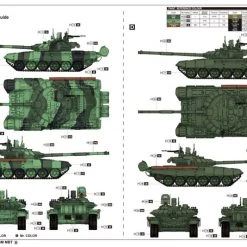 09510 | Trumpeter 1/35 Russian T-72B3M Main Battle Tank Scaled Plastic Model Kit -Trumpeter Sales Shop TRU 09510 56 1200x800 1
