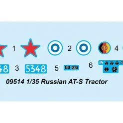 09514 | Trumpeter 1/35 Russian AT-S Artillery Tractor W/ ML-20 152mm Howitzer Scaled Plastic Model Kit -Trumpeter Sales Shop TRU 09514 52 1200x800 1