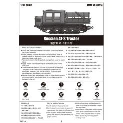 09514 | Trumpeter 1/35 Russian AT-S Artillery Tractor W/ ML-20 152mm Howitzer Scaled Plastic Model Kit -Trumpeter Sales Shop TRU 09514 54 1200x800 1