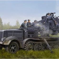 09513 | Trumpeter 1/35 German 5cm FLAK 41auf Selbstfahrlafette(Sd.Kfz.7/2) Scaled Plastic Model Kit