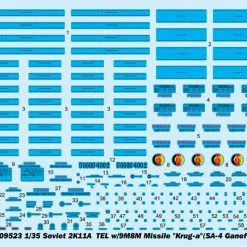 09523 | Trumpeter 1/35 Soviet 2K11A TEL W/ 9M8M Missile Krug-A Scaled Plastic Model Kit -Trumpeter Sales Shop TRU 09523 53 1200x800 1