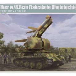 09532 | Trumpeter 1/35 German Flakpanther W/ 8.8cm Flakrakete Rheintochter I Scaled Plastic Model Kit